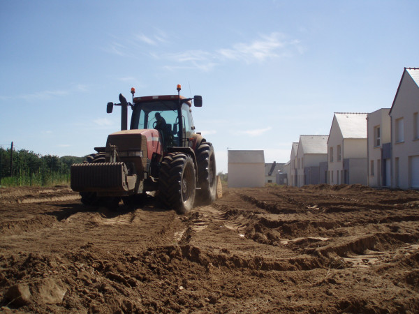 Terrassement à Gingamp