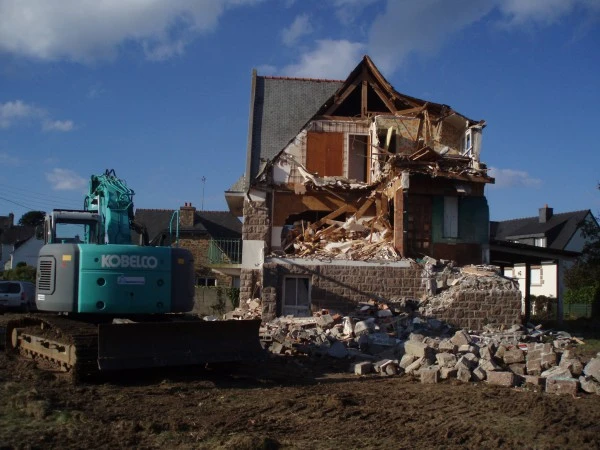 Travaux de démolition
